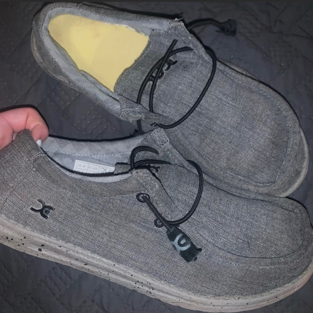 Hey Dude Wally Stretch Steel Shoes